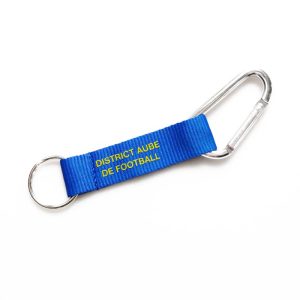 Carabiner lanyard keychain