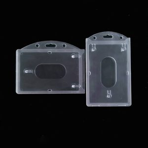 Hard plastic card holder