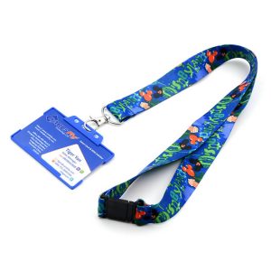 Lanyard with ID card badge holder