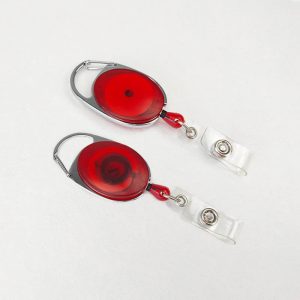 Oval shape badge reel