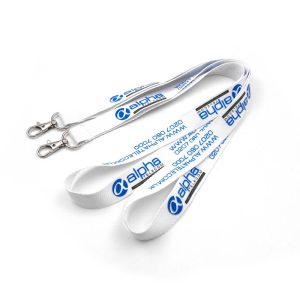Polyester lanyard