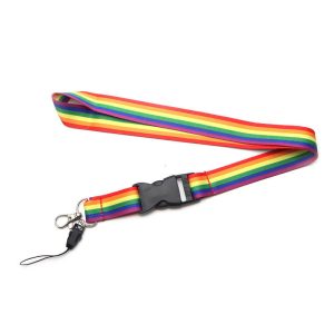 Rainbow lanyard