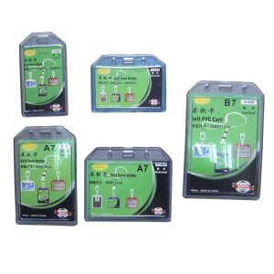 Soft pvc card holder