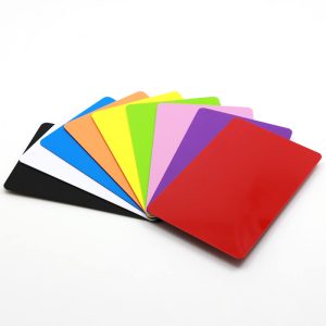 Colored PVC card